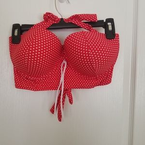 Polka Dot High Waisted Swimsuit
